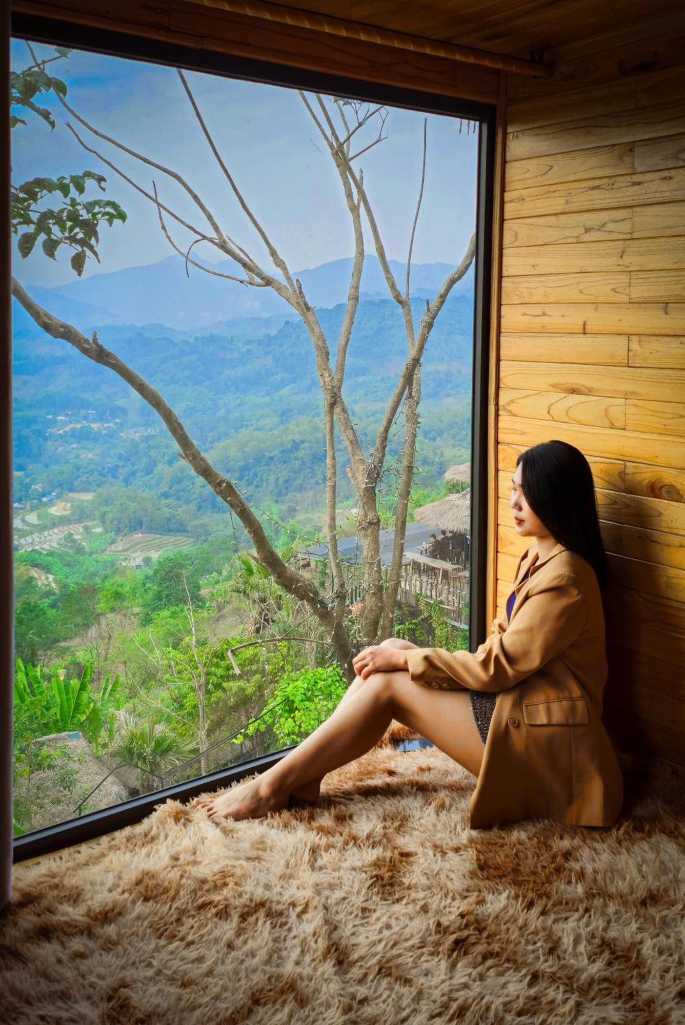 Ecolodge Ke Nenh Dien Bien Ban Hin Lom Exterior foto