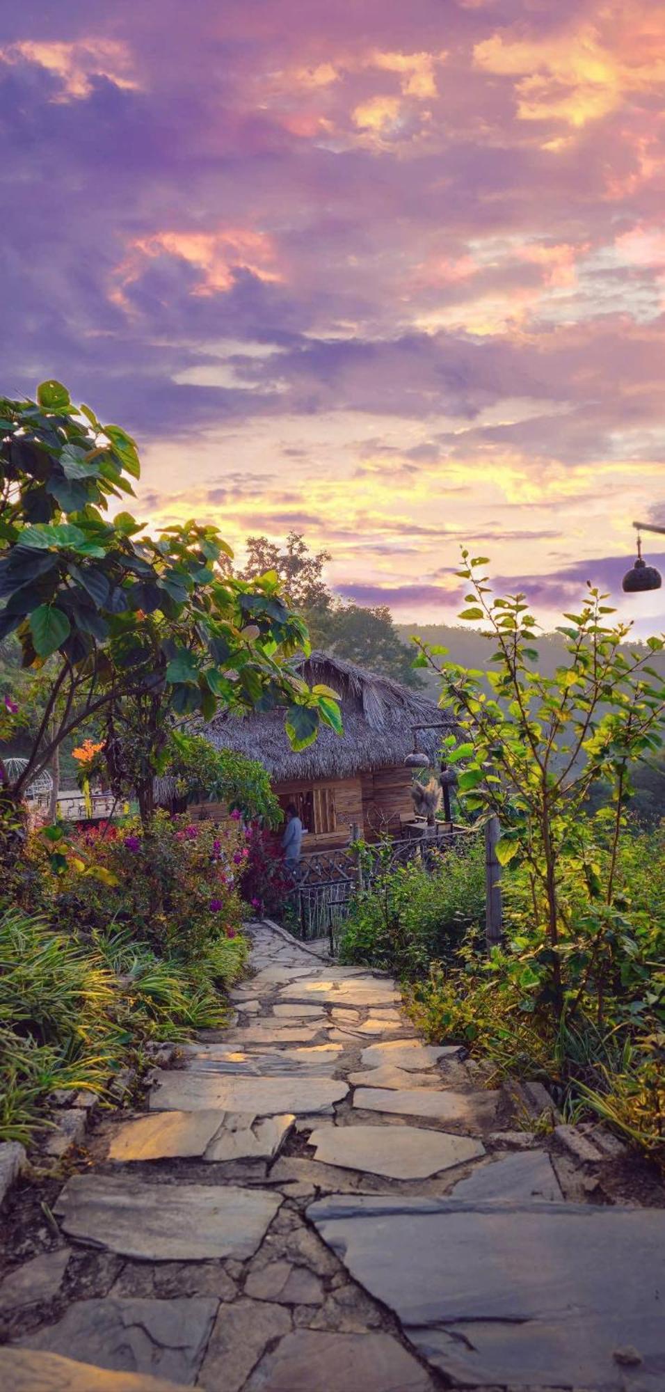 Ecolodge Ke Nenh Dien Bien Ban Hin Lom Exterior foto